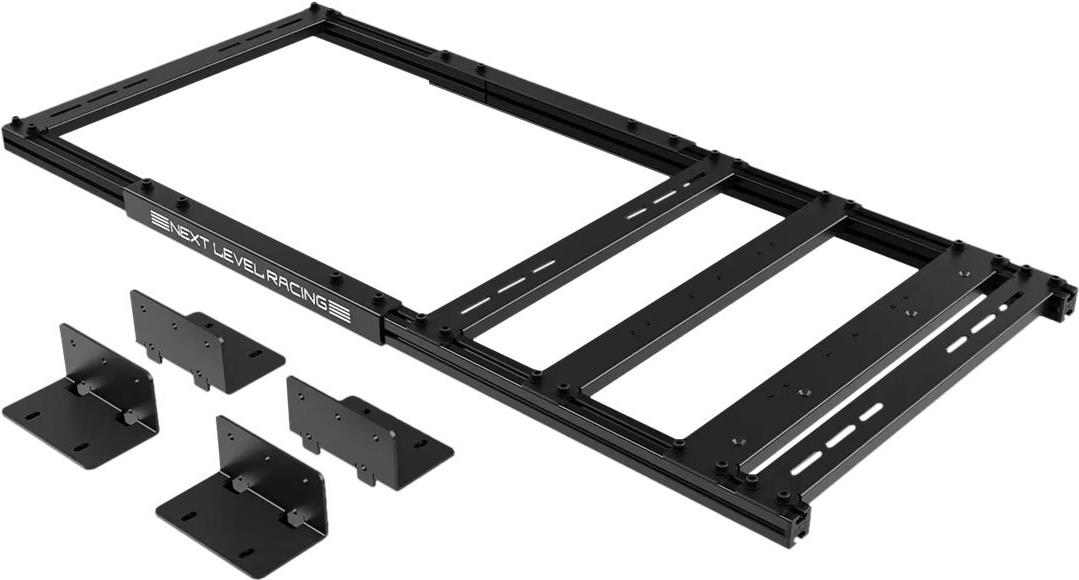 Next Level Racing - Racing simulator cockpit motion adapter frame - Kohlenstoffstahl, premium anodized aluminum - Schwarz (NLR-E043)