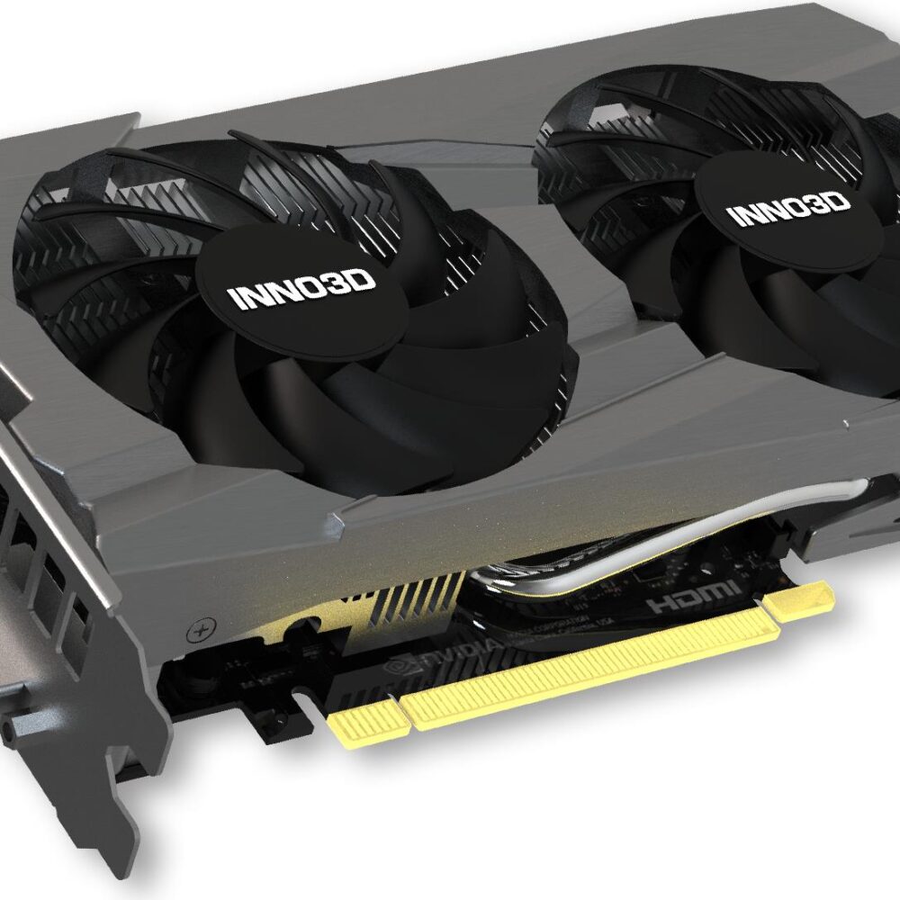 InnoVISION Inno3D GeForce RTX 3050 TWIN X2 - Grafikkarten - GF RTX 3050 - 8GB GDDR6 - PCIe 4,0 - DisplayPort, HDMI, DVI - Box (N30502-08D6-1711VA41)