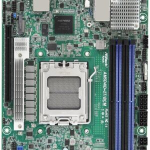 ASRock Rack AM5D4ID-2T/BCM - Motherboard - Deep Mini-IT - Socket AM5 - AMD X300 Chipsatz - USB 3,2 Gen 1 - 2 x 10 Gigabit LAN - Onboard-Grafik (AM5D4ID-2T/BCM)
