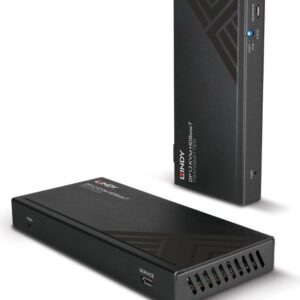 LINDY - Sender und Empfänger - KVM / Audio / Serial / Infrared Extender - HDBaseT - über CAT 6 - bis zu 150 m (39385)