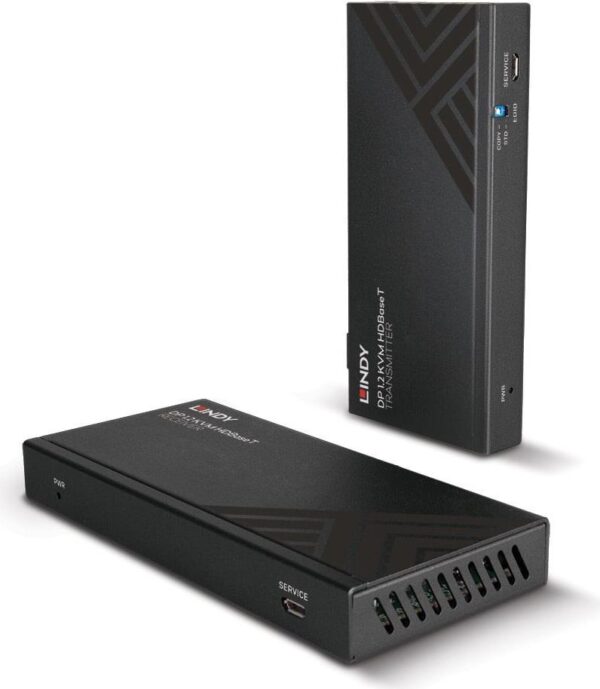 LINDY - Sender und Empfänger - KVM / Audio / Serial / Infrared Extender - HDBaseT - über CAT 6 - bis zu 150 m (39385)