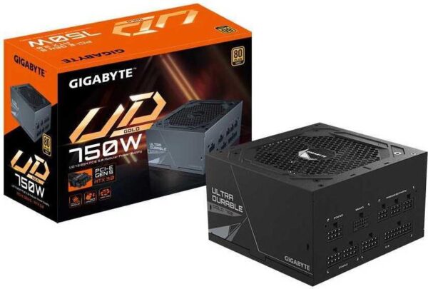 Gigabyte UD750GM PG5 Netzteil 750 W 20+4 pin ATX ATX Schwarz (GP-UD750GM PG5)
