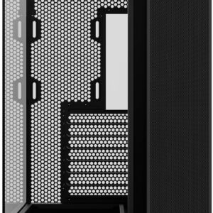NZXT H series H6 Flow - Mid tower - ATX - Seitenteil mit Fenster (gehärtetes Glas) - keine Spannungsversorgung - mattschwarz - USB/Audio (CC-H61FB-01)