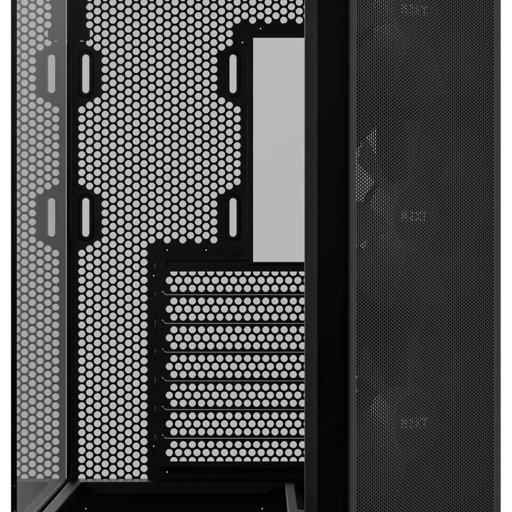 NZXT H series H6 Flow RGB - Mid tower - ATX - Seitenteil mit Fenster (gehärtetes Glas) - keine Spannungsversorgung - mattschwarz - USB/Audio (CC-H61FB-R1)