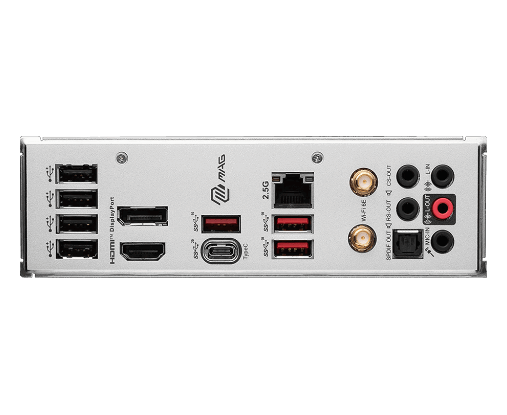 MSI MAG B760M MORTAR WIFI II - Motherboard - micro ATX - LGA1700-Sockel - B760 Chipsatz - USB 3,2 Gen 1, USB 3,2 Gen 2, USB-C 3,2 Gen2, USB-C 3,2 Gen 2x2 - 2,5 Gigabit LAN, Wi-Fi, Bluetooth - Onboard-Grafik (CPU erforderlich) - HD Audio (8-Kanal) (7E13-001R)