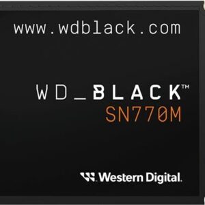 WD_Black SN770M NVMe 500GB (Retail) M.2 2230, PCIe Gen 4 / 5000 MB/s read, 4000 MB/s write (WDBDNH5000ABK-WRSN)