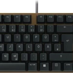 CHERRY KC 200 MX Tastatur USB QWERTZ Deutsch Schwarz - Bronze (G80-3950LIBDE-2)
