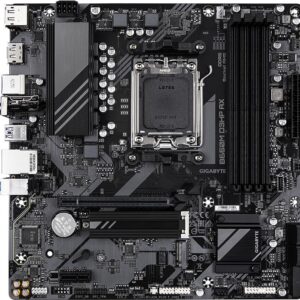Gigabyte B650M D3HP AX - 1,0 - Motherboard - micro ATX - Socket AM5 - AMD B650 Chipsatz - USB 3,2 Gen 1, USB-C 3,2 Gen 1 - 2,5 Gigabit LAN, Wi-Fi 6E, Bluetooth - Onboard-Grafik (CPU erforderlich) - HD Audio (8-Kanal) (B650M D3HP AX)