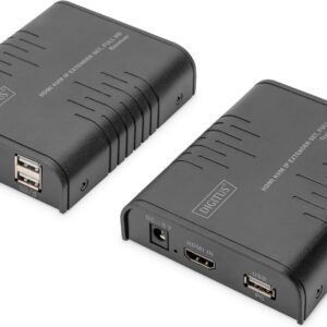 DIGITUS - Extender Set - KVM-Extender - CATx - über CAT 5e - bis zu 120 m (DS-55529)