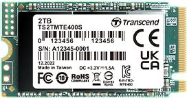 Transcend TS2TMTE400S - SSD - 2TB - intern - M.2 2242 - PCIe 3,0 x4 (NVMe) (TS2TMTE400S)
