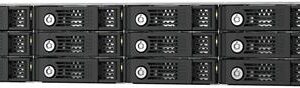 QNAP - Festplatten-Array - 12 Schächte (SATA-600) - SAS 12Gb/s (extern) - Rack - einbaufähig - 2U (TL-R1200PES-RP)
