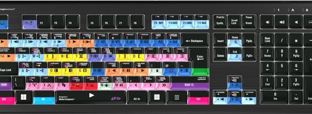 Logickeyboard Avid Media Composer Astra 2 Pro UK PC (LKB-MCOMP-A2PC-UK)