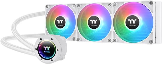 Thermaltake TH360 ARGB Sync V2 - Snow Edition - Prozessor-Luftkühler - (für: LGA1156, AM2, AM2+, AM3, LGA1155, AM3+, LGA2011, LGA1150, LGA1151, AM4, LGA2066, LGA1200, LGA1700, AM5) - Kupfer - 120 mm - snow (CL-W365-PL12SW-A)