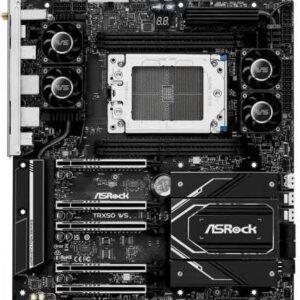 ASRock TRX50 WS - Motherboard - E-ATX - Socket sTR5 - AMD TRX50 Chipsatz - USB4, USB-C 3,2 Gen 2x2, USB 3,2 Gen 2, USB 3,2 Gen 1 - 10 Gigabit LAN, 2,5 Gigabit LAN, Bluetooth, Wi-Fi 6E - Onboard-Grafik (CPU erforderlich) - HD Audio (8-Kanal) (90-MXBN40-A0UAYZ)