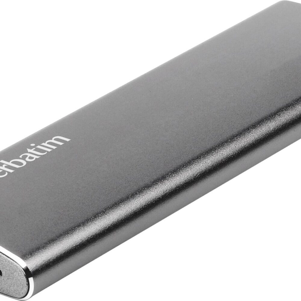 Verbatim Vx500 - SSD - 1TB - extern (tragbar) - USB 3,2 Gen 2 (USB-C Steckverbinder) - Space-grau (47444)