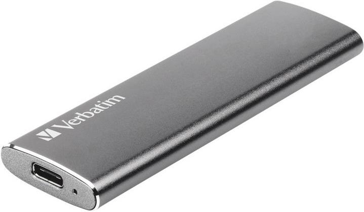 Verbatim Vx500 - SSD - 2TB - extern (tragbar) - USB 3,2 Gen 2 (USB-C Steckverbinder) - Space-grau (47454)