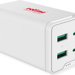 ROLINE USB Ladegeraet 120W 4 Ports 2x USB-C+ USB-A QC (19.11.1056)