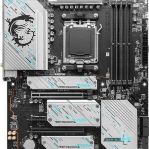 MSI X670E GAMING PLUS WIFI - Motherboard - ATX - Socket AM5 - AMD X670 Chipsatz - USB 3,2 Gen 2, USB-C 3,2 Gen2, USB 3,2 Gen 1, USB-C 3,2 Gen 2x2 - Wi-Fi 6E, Bluetooth, 2,5 Gigabit LAN - Onboard-Grafik (CPU erforderlich) - HD Audio (8-Kanal) (7E16-003R)