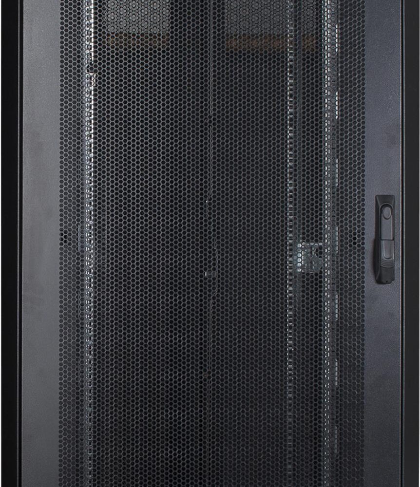 LOGON RSL42U81BL - Freistehendes Gestell - 42U - 600 kg - Sperrschloss - Verstellbare Füße - Verbessertes Kabelmanagement (RSL42U81BL)