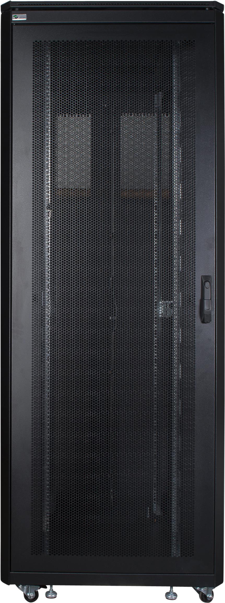 LOGON RSL42U81BL - Freistehendes Gestell - 42U - 600 kg - Sperrschloss - Verstellbare Füße - Verbessertes Kabelmanagement (RSL42U81BL)