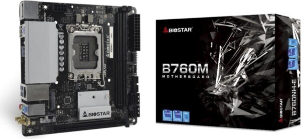 Biostar B760NH-E (B760,S1700,mITX,DDR5) (B760NH-E)