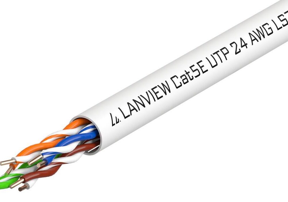 Lanview LVN122014. Kabellänge: 305 m, Kabelstandard: Cat5e, Kabelschirmung: U/UTP (UTP), Datenübertragungsrate: 10000 Mbit/s (LVN122014)