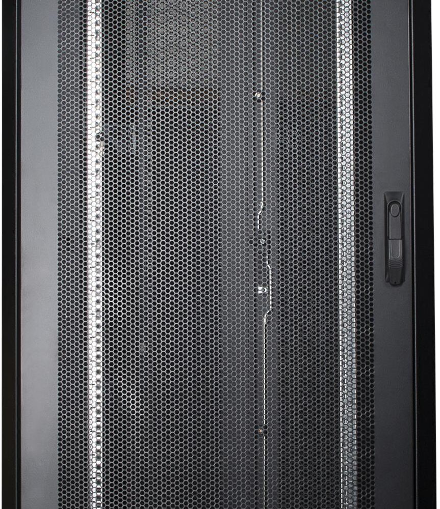 LOGON RSL46U81BL - Freistehendes Gestell - 46U - 600 kg - Sperrschloss - Verstellbare Füße - Verbessertes Kabelmanagement (RSL46U81BL)