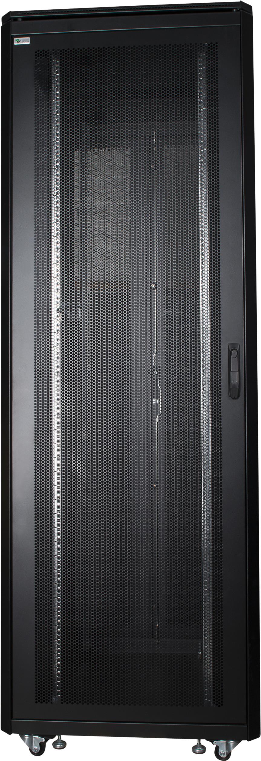 LOGON RSL46U81BL - Freistehendes Gestell - 46U - 600 kg - Sperrschloss - Verstellbare Füße - Verbessertes Kabelmanagement (RSL46U81BL)