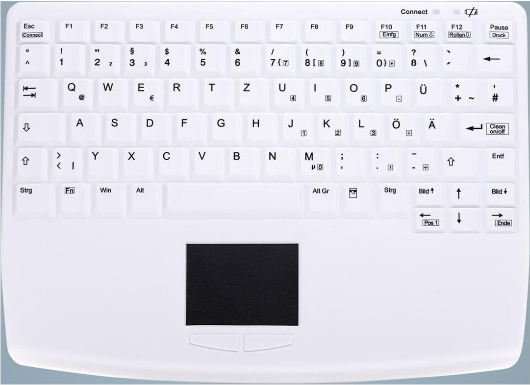 Active Key AK-4450-GFUVS-W/FR - IP68 vollversiegelt - Touchpad - weiß - französisch (AK-4450-GFUVS-W/FR)