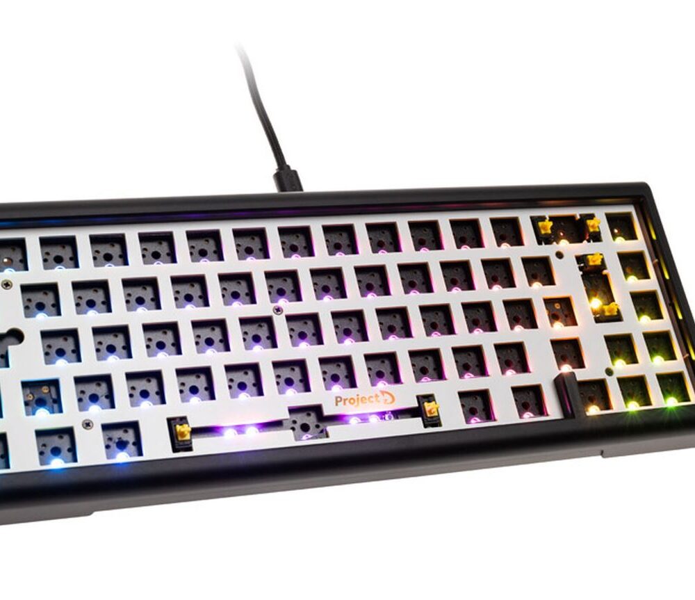 Ducky Tinker 65 Barebone Gaming-Tastatur, RGB - schwarz (ISO-DE) (PKTI2367IST-ISO01)
