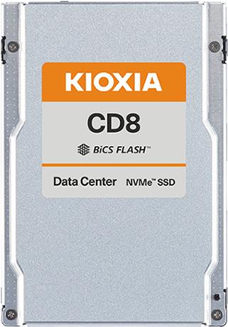 KIOXIA CD8 Series - SSD - 3,84TB - intern - 2,5" (6,4 cm) - PCIe 4,0 x4 (NVMe) - Puffer: 256MB (KCD8XRUG3T84)