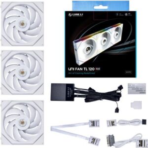 Lian Li UNI FAN TL Computergehäuse Ventilator 12 cm Weiß (12TL3W)