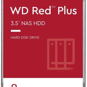 WD Red Plus WD80EFPX - Festplatte - 8TB - intern - 3,5" (8,9 cm) - SATA 6Gb/s - 5640 rpm - Puffer: 256MB (WD80EFPX)