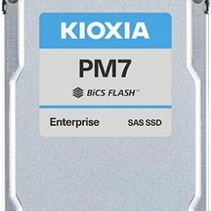 KIOXIA PM7-V Series KPM7VVUG1T60 - SSD - Enterprise - verschlüsselt - 1600GB - intern - 2,5" (6,4 cm) - SAS 24Gb/s - Self-Encrypting Drive (SED) (KPM7VVUG1T60)