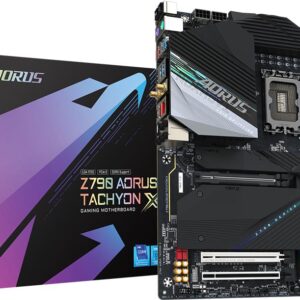 GIGABYTE AORUS Z790 TACHYON x - Motherboard - E-ATX - LGA1700-Sockel - Z790 Chipsatz - USB-C 3,2 Gen 2x2, USB 3,2 Gen 1, USB 3,2 Gen 2 - 2,5 Gigabit LAN, Wi-Fi 6E, Bluetooth - Onboard-Grafik (CPU erforderlich) - HD Audio (8-Kanal) (Z790 AORUS TACHYON X)
