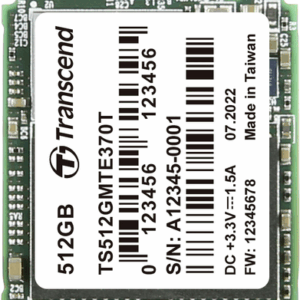 Transcend MTE370T. SSD Speicherkapazität: 512 GB, SSD-Formfaktor: M.2, Lesegeschwindigkeit: 2000 MB/s, Schreibgeschwindigkeit: 1100 MB/s, Komponente für: Laptop (TS512GMTE370T)