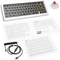 Ducky Outlaw 65 Gaming-Tastatur Barebone - silber ISO - Mechanische Gaming-Tastatur im SF-Format (65 %) - ISO-Tastenlayout - Hot-Swap-fähig - mit RGB-Beleuchtung - Gehäuse aus Aluminium - Barebone: ohne Switches und Keycaps - Eigenbau erforderlich (PKOU2367IST-ISO02)