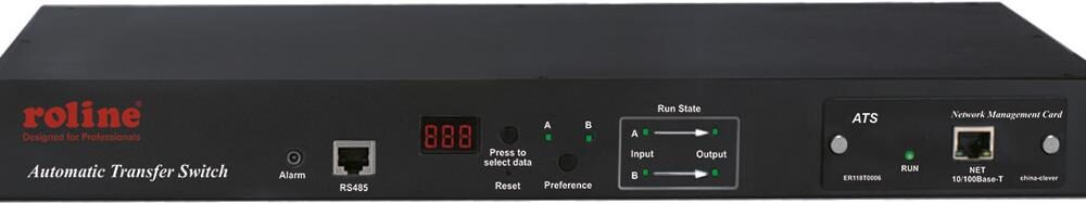 ROLINE Auto-Transferswitch 2x C20 6x C13+ C19 - Rack-Modul (19.07.3415)