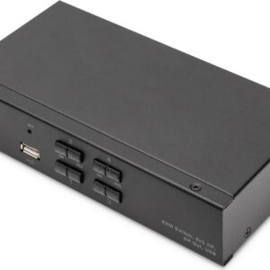 Digitus KVM Switch - 4x1 DP - DP Out,USB (DS-12891)