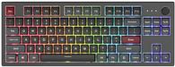 MONTECH MKey TKL Freedom Gaming Tastatur - GateronG Pro 2.0 Red US - TKL-Gaming-Tastatur von Montech - Hotswap-fähig - austauschbare mechanische Switches: Gateron Red - US-Layout - mit multifunktionalem Drehknopf - robuste PBT-Keycaps (MK87FR)
