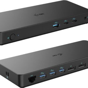 i-tec USB-C Triple Display Docking Station Gen 2 Pro + Power Delivery 100W - Kabelgebunden - USB 3.2 Gen 1 (3.1 Gen 1) Type-C - 100 W - 3,5 mm - 10,100,1000 Mbit/s - Schwarz (C31TRIPLEDOCKPDPRO2)