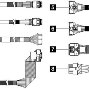 Lenovo - Speicherkabelkit - für x4 M.2/7 mm Modul (4X97A90536)