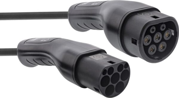 InLine® EV Autoladekabel 11kW Typ2, 3-phasig, 7,5m (16277I)