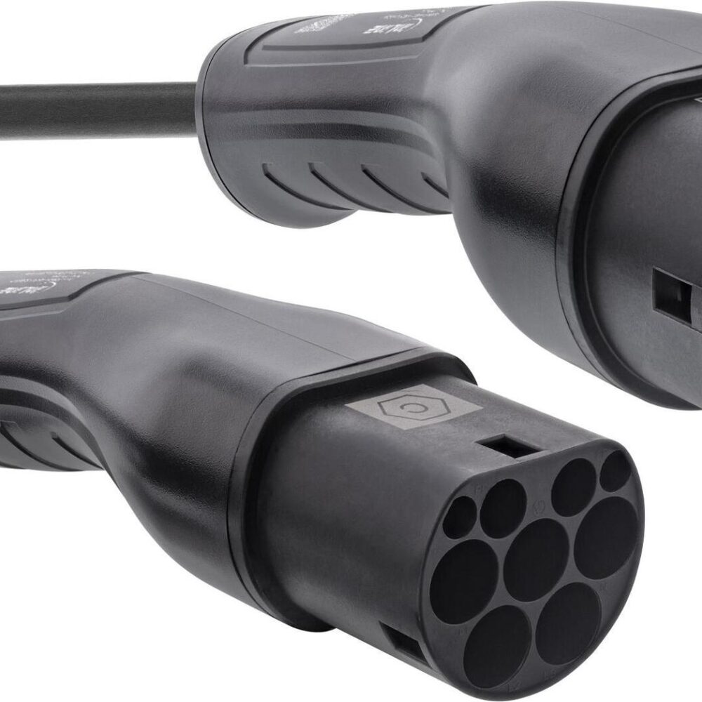 InLine® EV Autoladekabel 22kW Typ2, 3-phasig, 5m (16285I)
