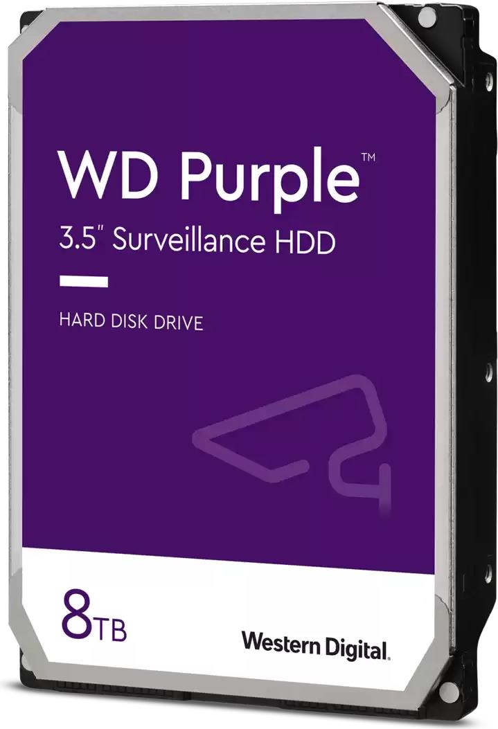 WD Purple WD85PURZ - Festplatte - 8TB - intern - 3,5" (8,9 cm) - SATA 6Gb/s - 5640 rpm - Puffer: 256MB (WD85PURZ)