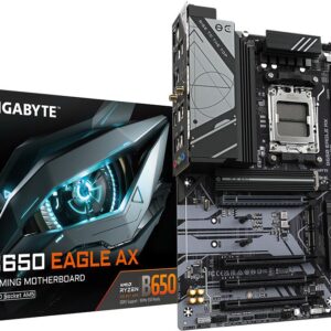 Gigabyte B650 EAGLE AX - Motherboard - ATX - Socket AM5 - AMD B650 Chipsatz - USB-C 3,2 Gen 1, USB 3,2 Gen 2, USB 3,2 Gen 1 - Gigabit LAN - Onboard-Grafik (CPU erforderlich) - HD Audio (8-Kanal) (B650 EAGLE AX)