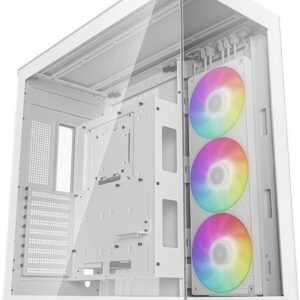 DeepCool CH780 WH - Tower - PC - Weiß - ATX - micro ATX - Mini-ATX - EATX - ABS - SPCC - Gehärtetes Glas - Gaming (R-CH780-WHADE41-G-1)