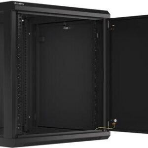 Lanberg WF01-6612-00B Rack 12U Wandmontiertes Regal Schwarz (WF01-6612-00B)