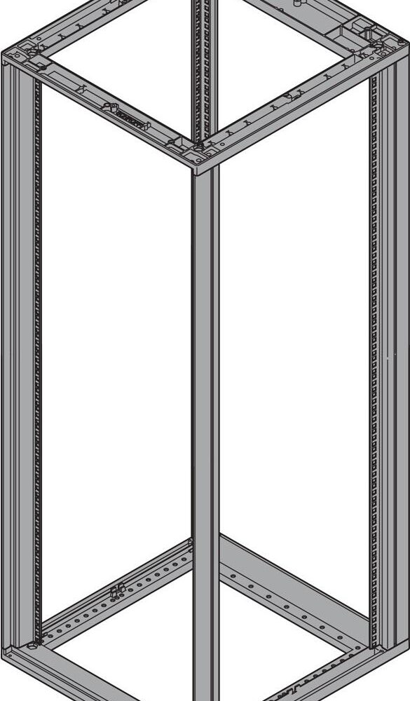 SCHROFF Gestell Heavy-Duty - GEST.HD19"38HE 553B800T 7021 (28230452)