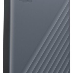 WD My Passport WDBRMD0050BGY-WESN - Festplatte - verschlüsselt - 5TB - extern (tragbar) - USB 3,2 Gen 1 - 256-Bit-AES - Silicon Gray (WDBRMD0050BGY-WESN)